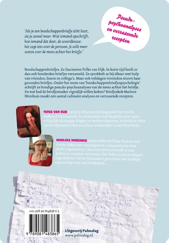 Psychologie van het boodschappenbriefje achterkant