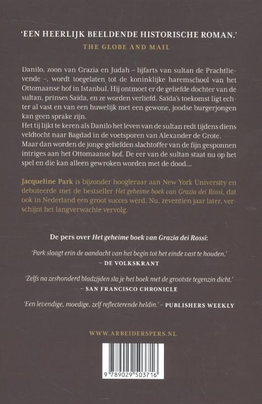 De erfenis van Grazia dei Rossi achterkant