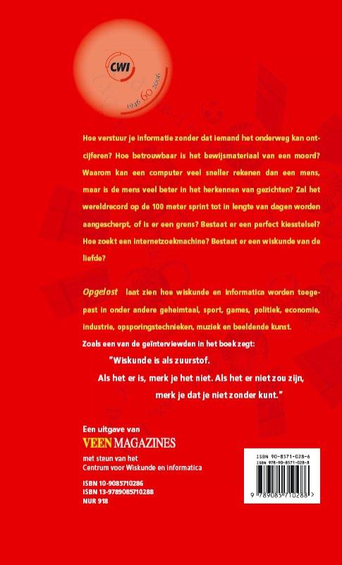 Opgelost Toepassingen Van Wiskunde achterkant