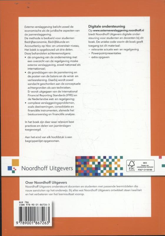 Externe verslaggeving achterkant