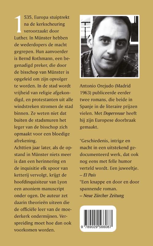 Dopersvuur achterkant