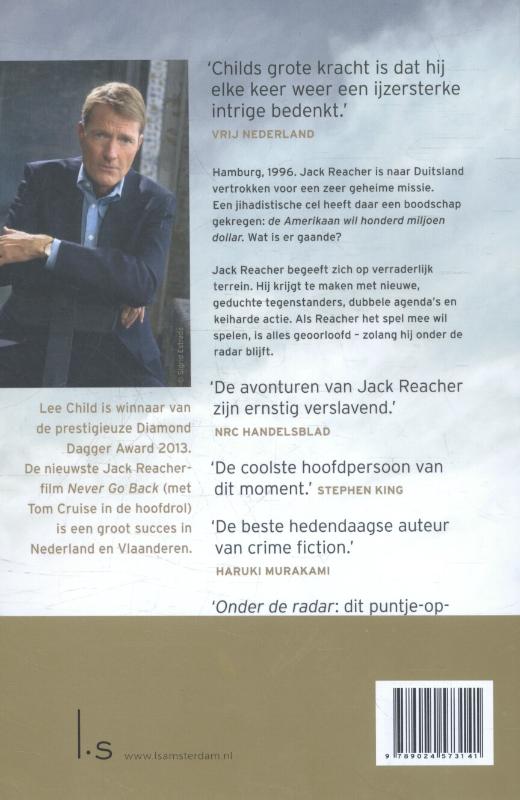 Onder de radar / Jack Reacher achterkant