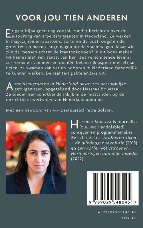 Arbeidsmigranten in Nederland achterkant