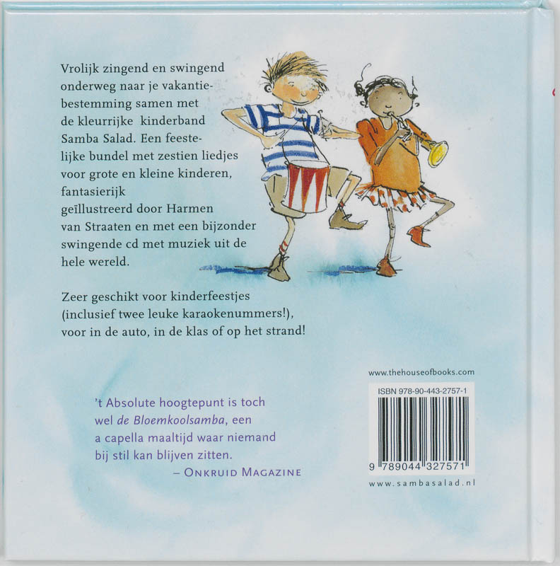 Zingen op de achterbank achterkant