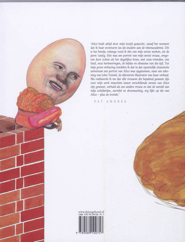 Alice In Wonderland achterkant