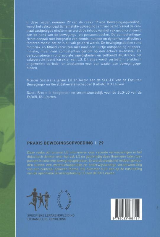 Lichamelijke opvoeding: een vak met inhoud achterkant