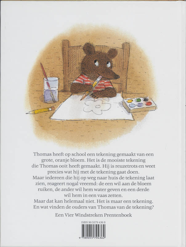 De Tekening Van Thomas achterkant