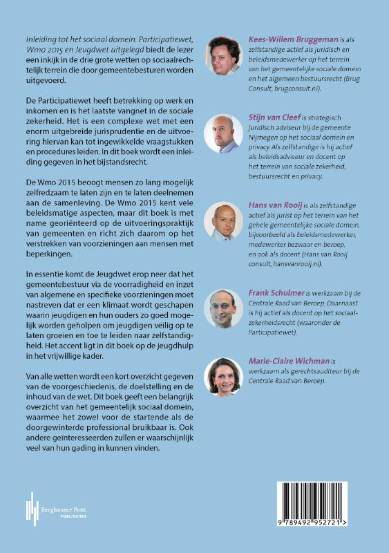 Inleiding tot het sociaal domein achterkant