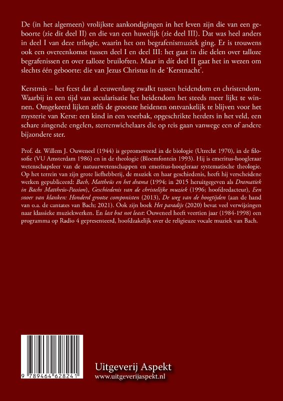 Ode aan de Kerstmuziek / Aan de muziek / 2 achterkant