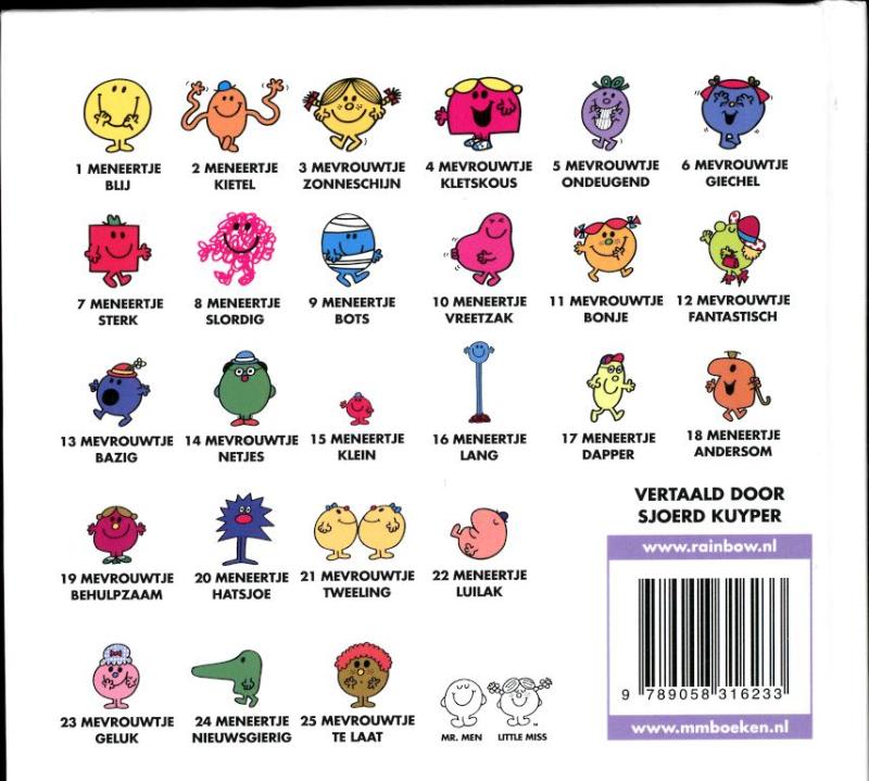 Mevrouwtje geluk achterkant