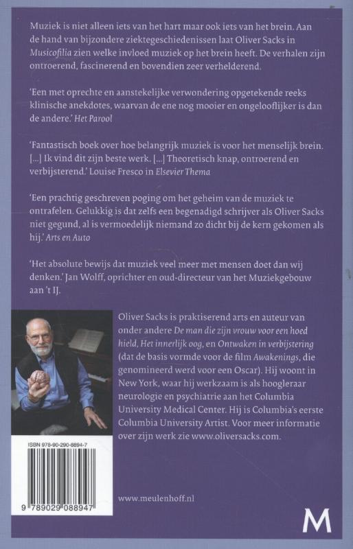 Musicofilia achterkant