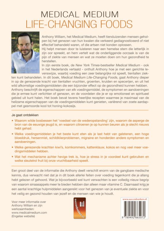 Life Changing Foods / Medical Medium achterkant