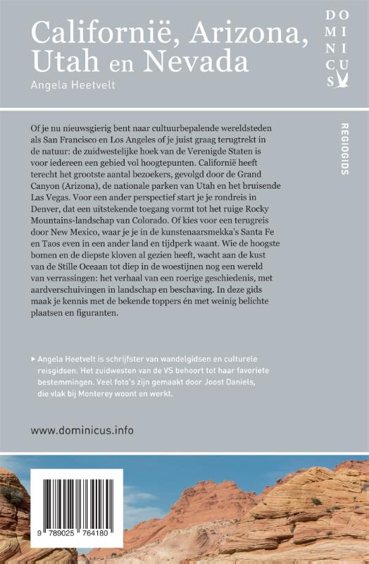 Californië, Arizona, Utah en Nevada / Dominicus Regiogids achterkant