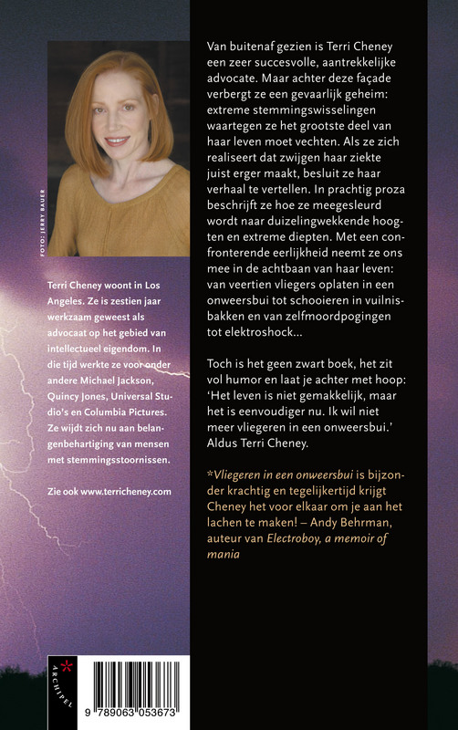 Vliegeren in een onweersbui achterkant