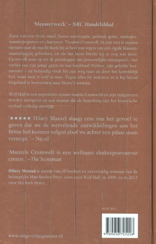 Wolf Hall achterkant