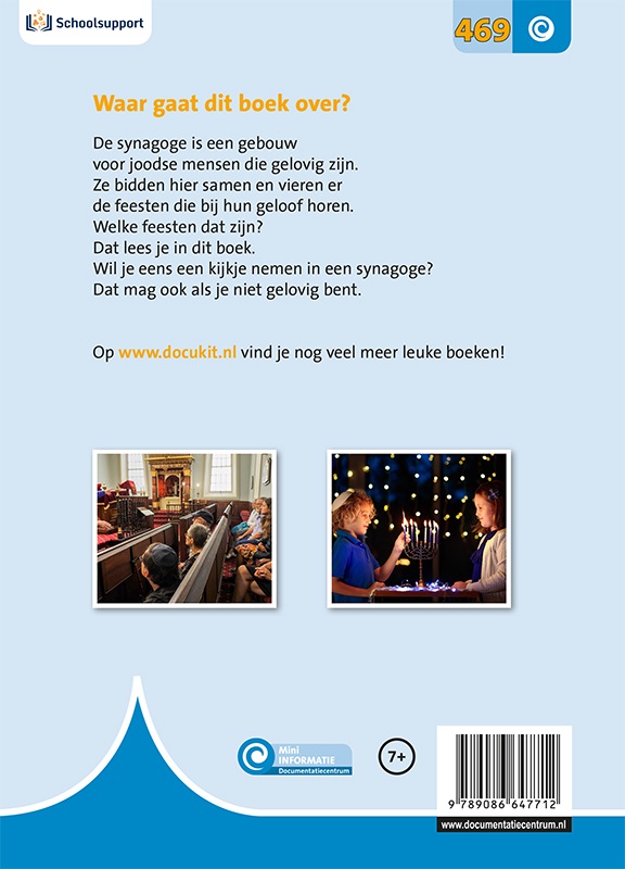 De synagoge / Mini Informatie / 469 achterkant