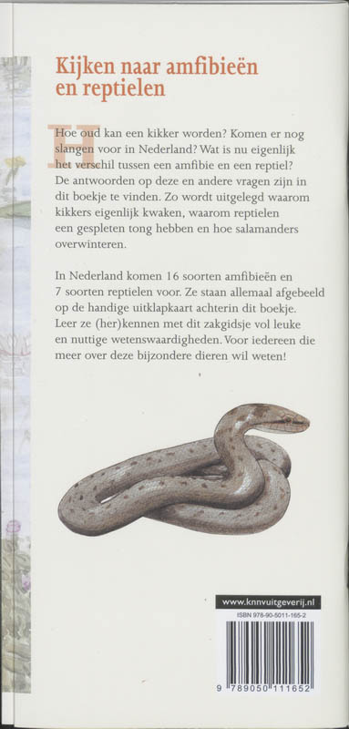 In beeld 8 - Amfibieen en reptielen in beeld achterkant