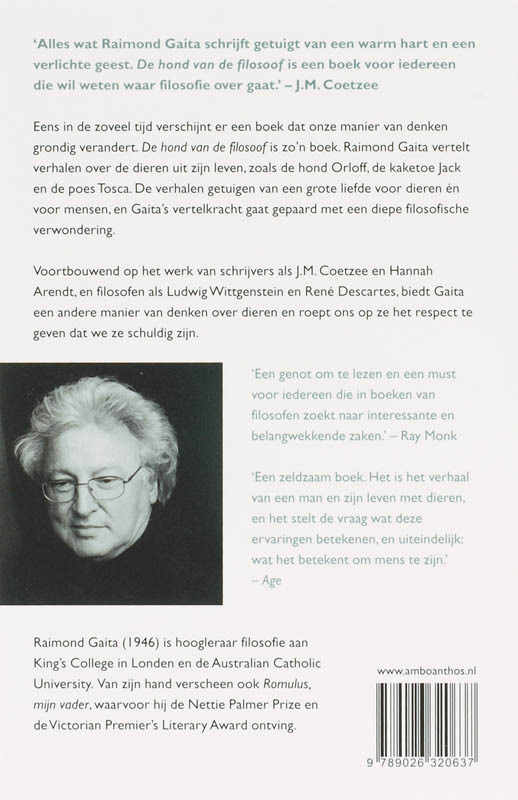 De Hond Van De Filosoof achterkant