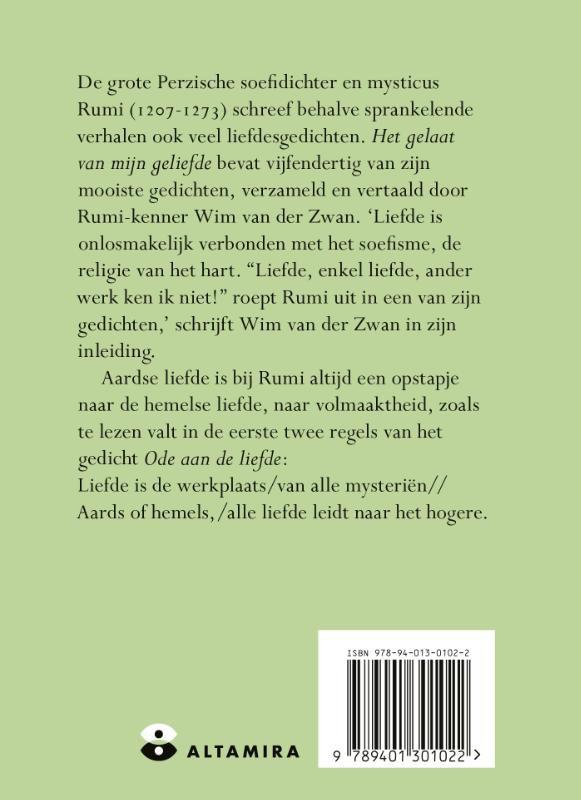 Het gelaat van mijn geliefde achterkant