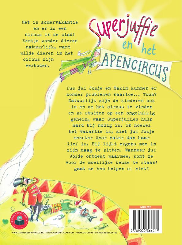 Superjuffie en het apencircus / Superjuffie / 8 achterkant