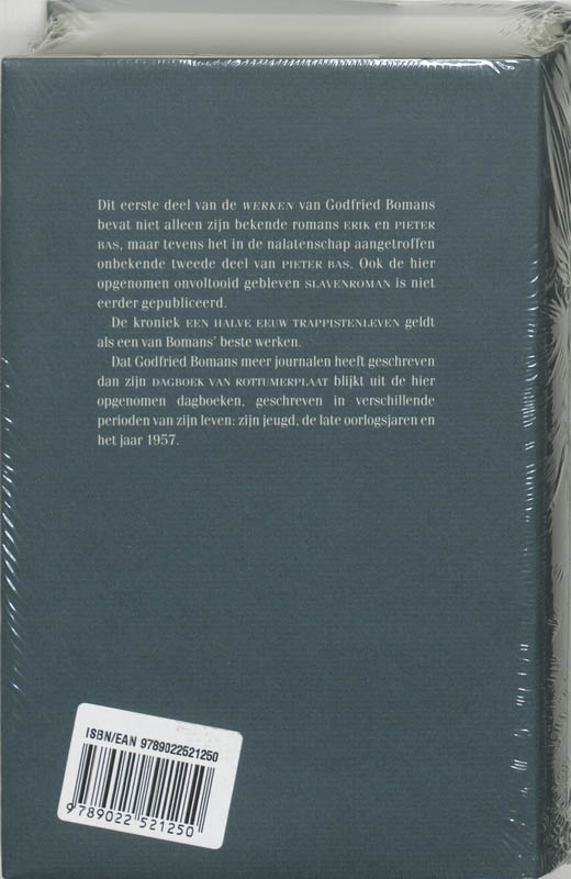 Werken 1 Bomans achterkant