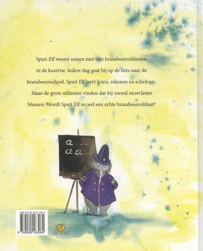 Spuit Elf gaat naar school / Spuit Elf achterkant