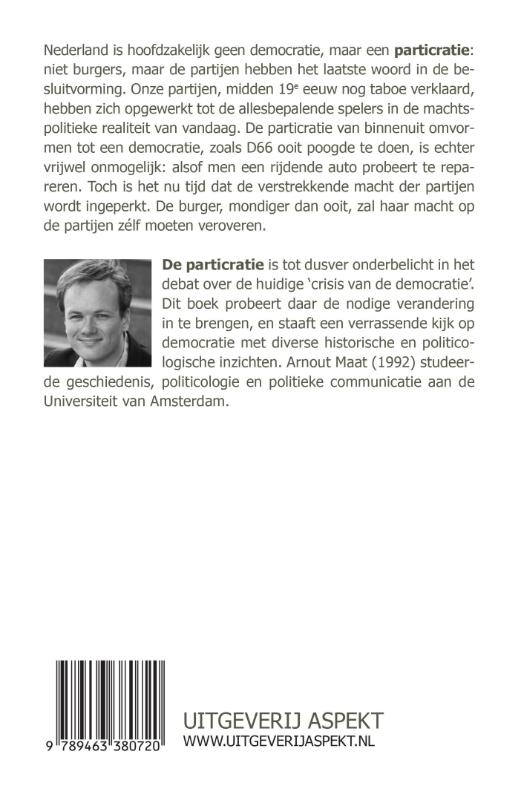 De particratie achterkant