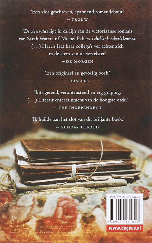 De Observaties achterkant