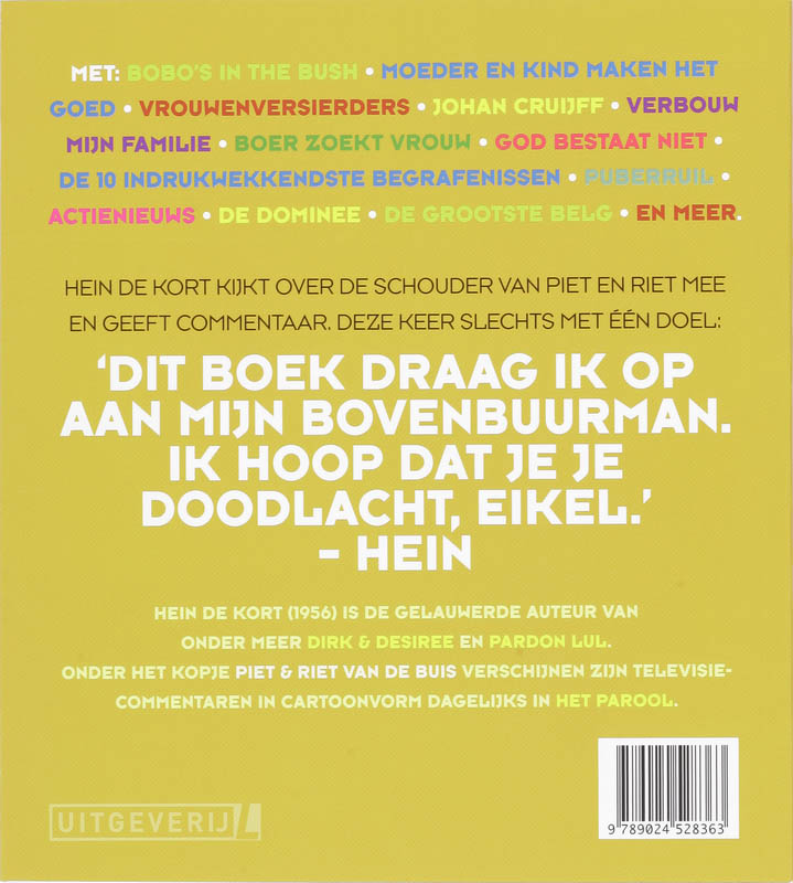 Piet En Riet Van De Buis 4  Dom Dom Dom achterkant