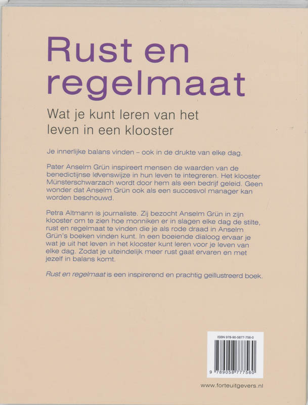 Rust en regelmaat achterkant