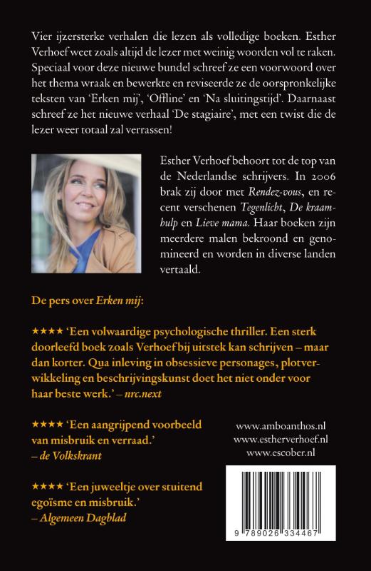 Erken mij & andere wraakverhalen achterkant