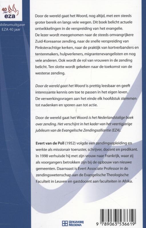 Door de wereld gaat het woord achterkant