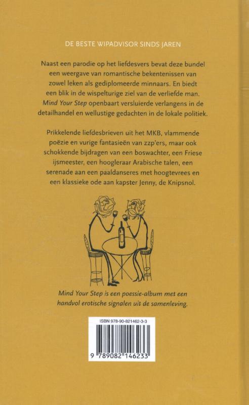 Mind your step achterkant