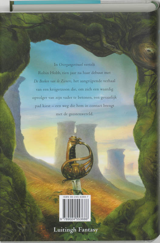 Overgangsritueel Eerste Boek achterkant