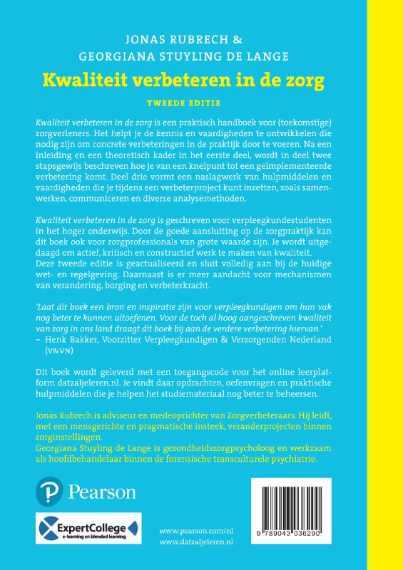 Kwaliteit verbeteren in de zorg achterkant