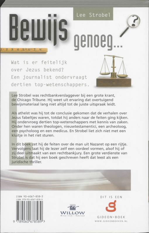 Bewijs genoeg... achterkant