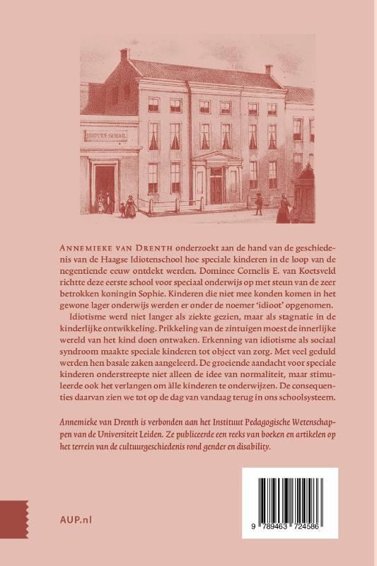 De ontdekking van het speciale kind achterkant