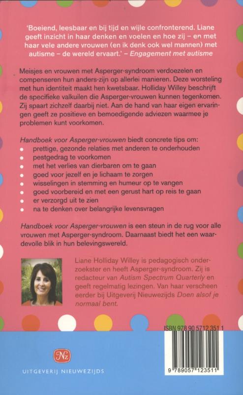 Handboek voor Asperger-vrouwen achterkant