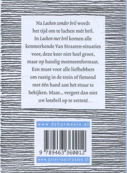 Lachen met bril (mini) achterkant