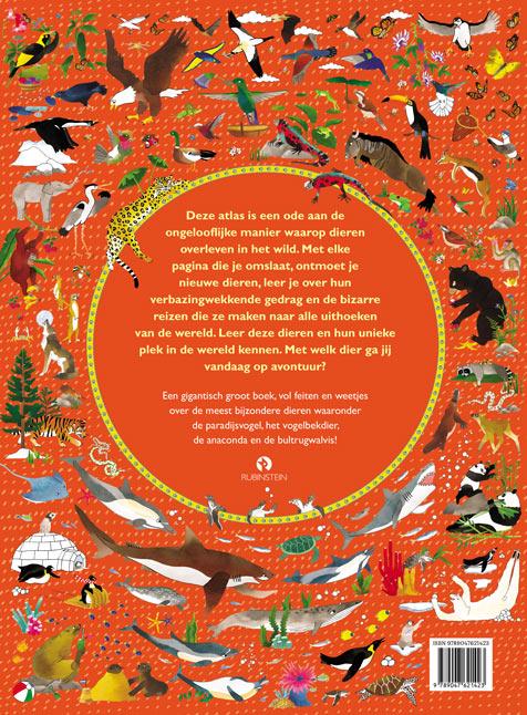 De grote dierenatlas achterkant