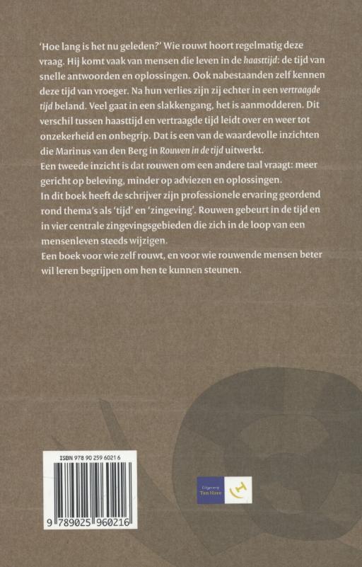 Rouwen in de tijd achterkant