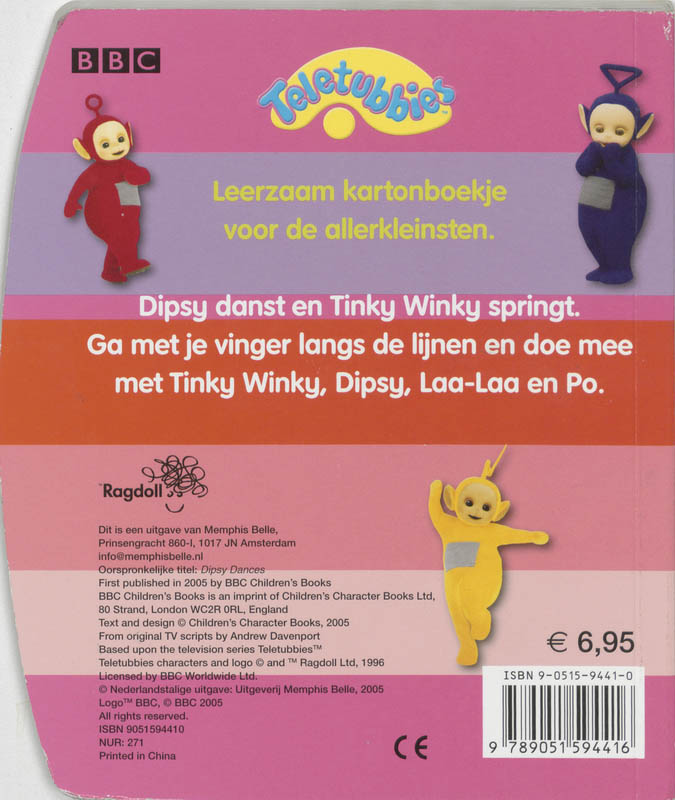 Dansen Met Dipsy achterkant