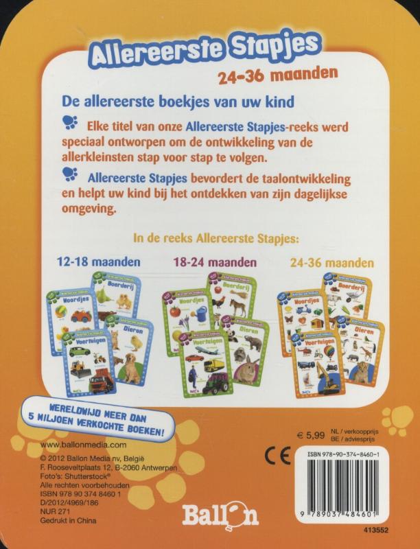 Allereerste stapjes - Boerderij 24-36 maanden achterkant