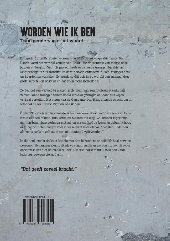 Worden wie ik ben achterkant