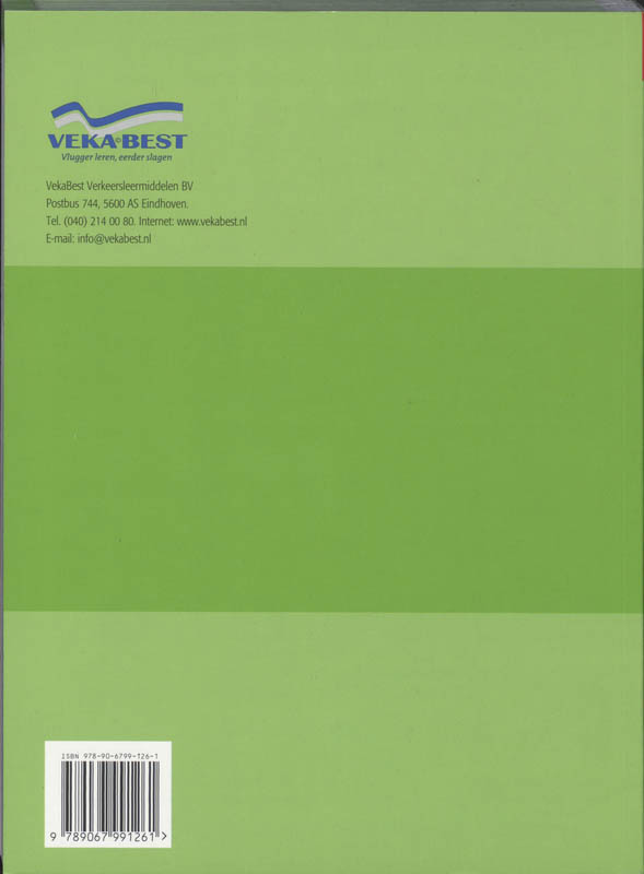 Theorie Leren Motor Verkeersregels achterkant