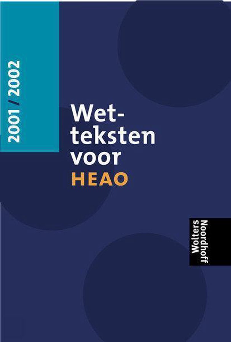 Wetteksten HEAO 2001/2002
