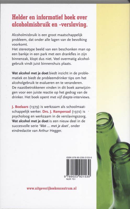Wat alcohol met je doet / Wat... met je doet achterkant