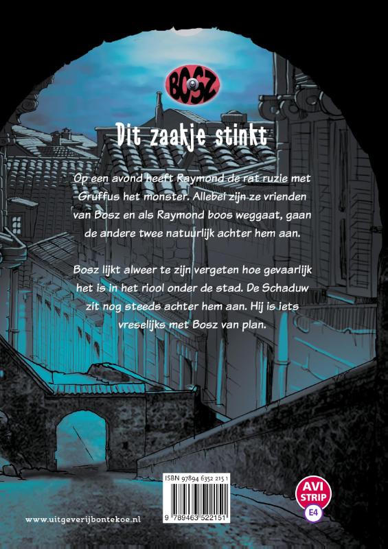 Bosz - Dit zaakje stinkt! / AVI strips achterkant