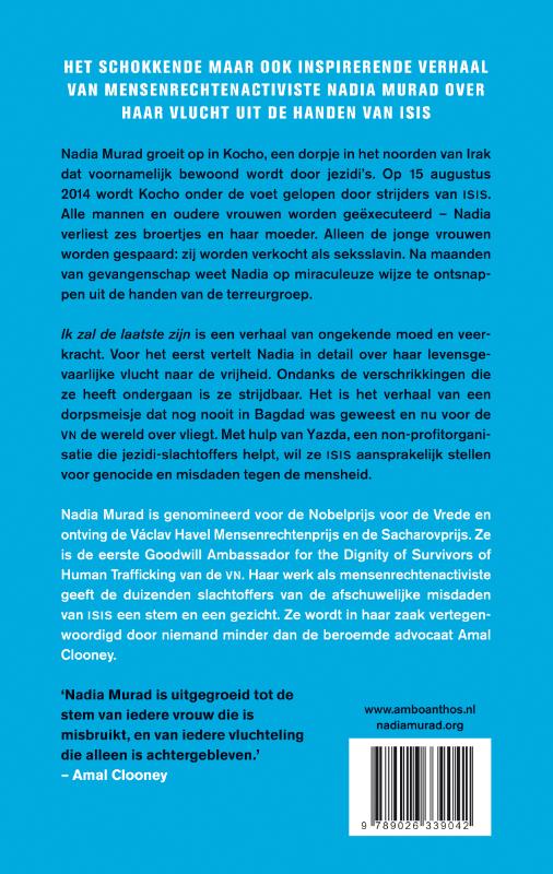 Ik zal de laatste zijn achterkant