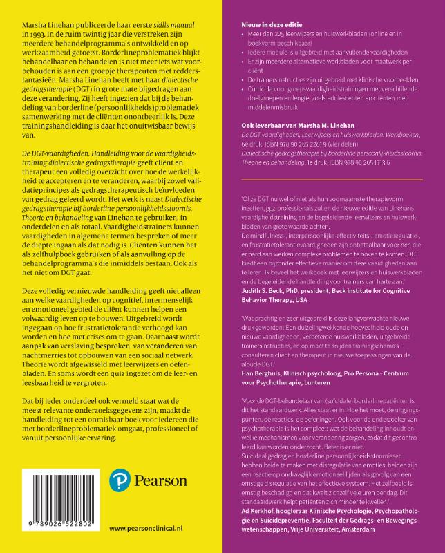 De DGT-vaardigheden achterkant